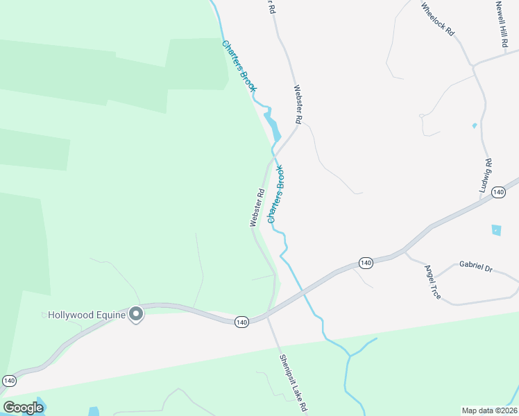 map of restaurants, bars, coffee shops, grocery stores, and more near 39 Webster Road in Ellington