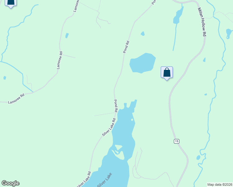 map of restaurants, bars, coffee shops, grocery stores, and more near 225 Pond Road in Rhinebeck