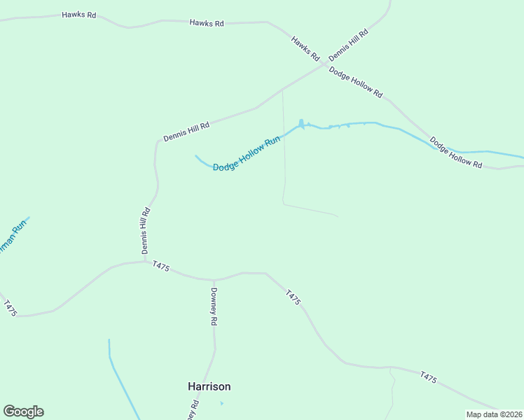 map of restaurants, bars, coffee shops, grocery stores, and more near 653 Dennis Hill Road in Ulysses