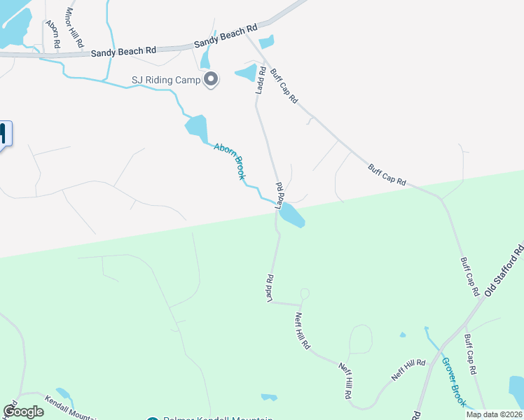 map of restaurants, bars, coffee shops, grocery stores, and more near 39 Ladd Road in Ellington