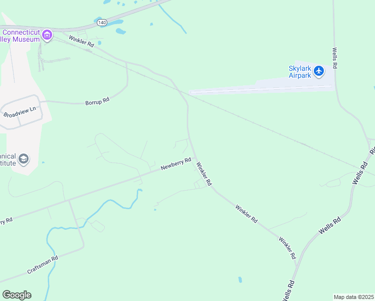 map of restaurants, bars, coffee shops, grocery stores, and more near 1 Mockingbird Lane in East Windsor