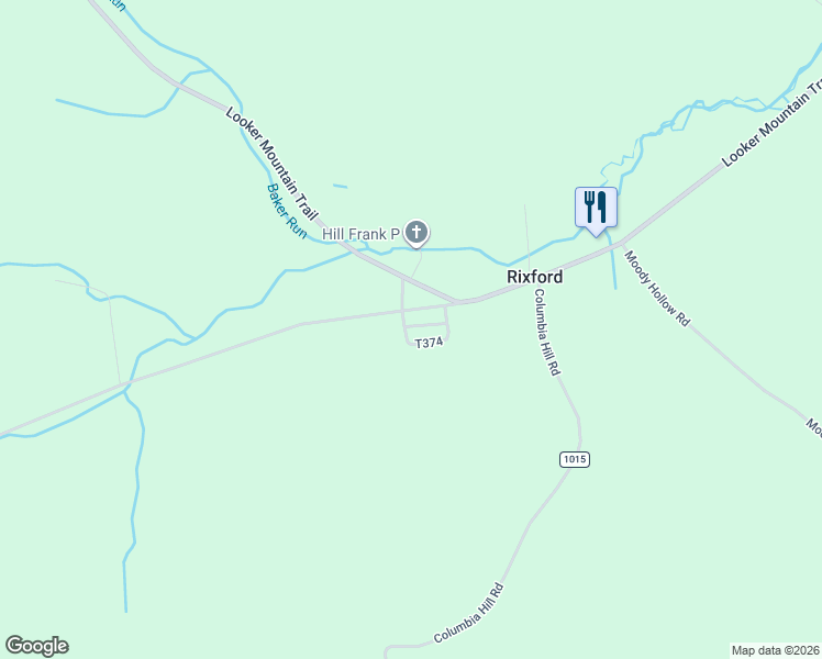 map of restaurants, bars, coffee shops, grocery stores, and more near 20 Maple Street in Rixford