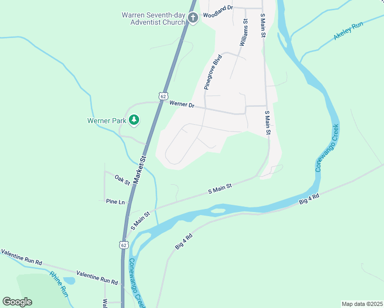 map of restaurants, bars, coffee shops, grocery stores, and more near 40 Greenbriar Circle in Russell