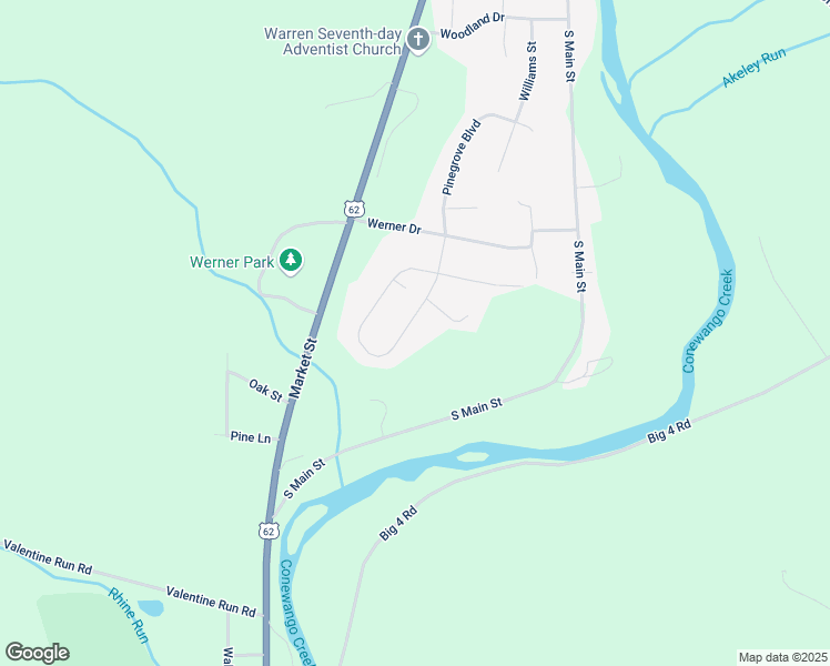 map of restaurants, bars, coffee shops, grocery stores, and more near 40 Greenbriar Circle in Russell