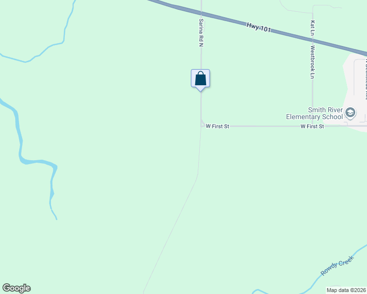 map of restaurants, bars, coffee shops, grocery stores, and more near 251 Sarina Road North in Del Norte