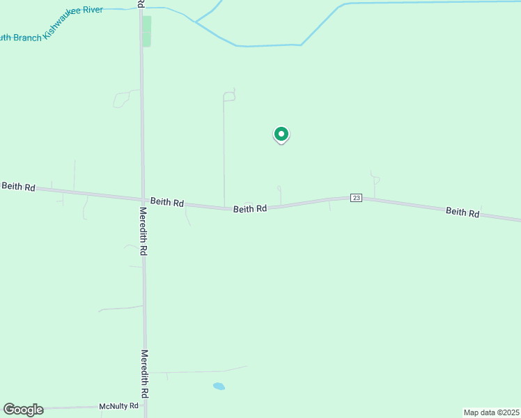 map of restaurants, bars, coffee shops, grocery stores, and more near Beith Road in Maple Park