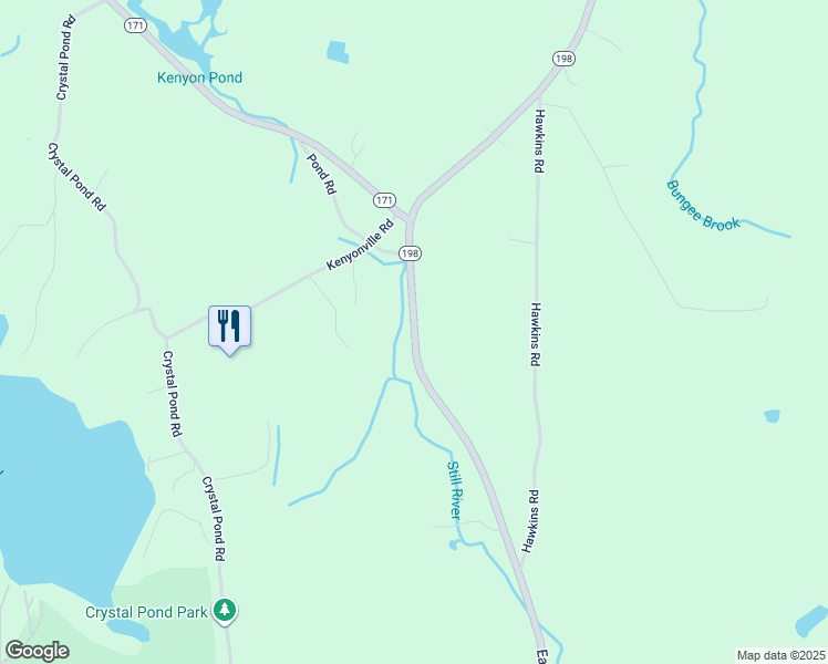 map of restaurants, bars, coffee shops, grocery stores, and more near 179 Connecticut 198 in Woodstock