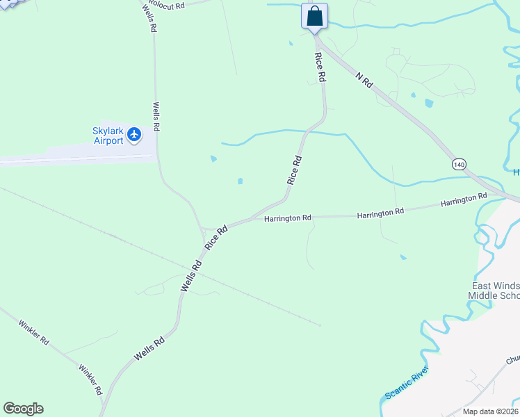 map of restaurants, bars, coffee shops, grocery stores, and more near 62 Rice Road in East Windsor