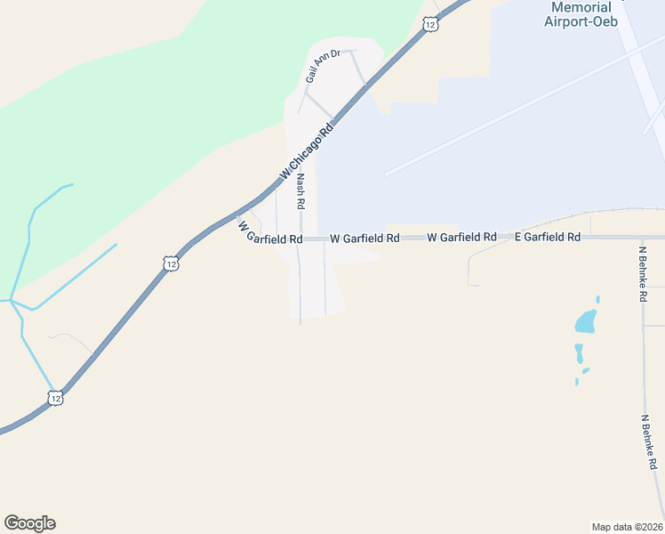 map of restaurants, bars, coffee shops, grocery stores, and more near 141 West Garfield Road in Coldwater