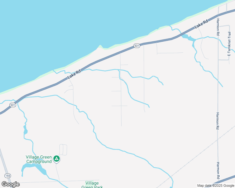 map of restaurants, bars, coffee shops, grocery stores, and more near 2940 Placid Pointe Road in Conneaut