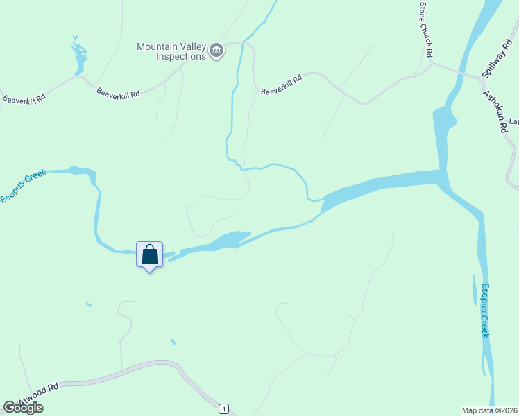 map of restaurants, bars, coffee shops, grocery stores, and more near 219 Beaverkill Road in Kingston
