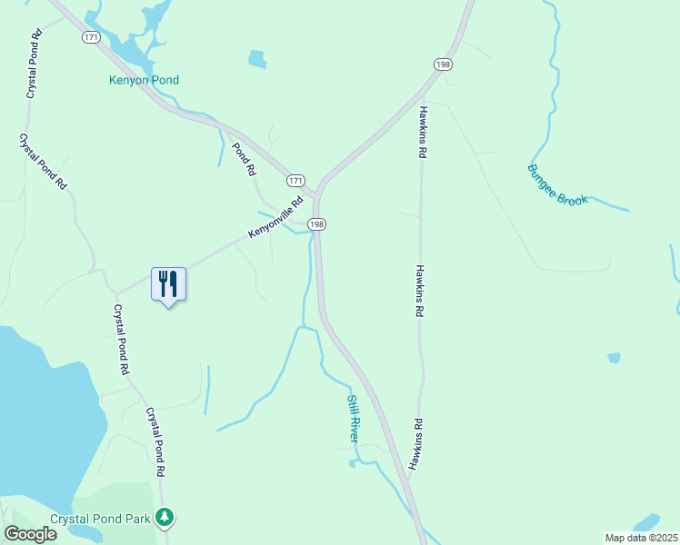 map of restaurants, bars, coffee shops, grocery stores, and more near 179 Connecticut 198 in Woodstock
