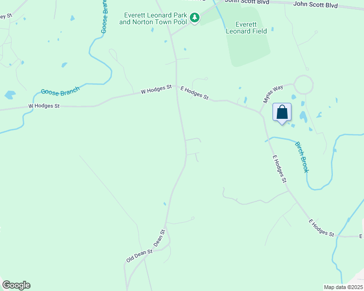 map of restaurants, bars, coffee shops, grocery stores, and more near 111 Dean Street in Norton