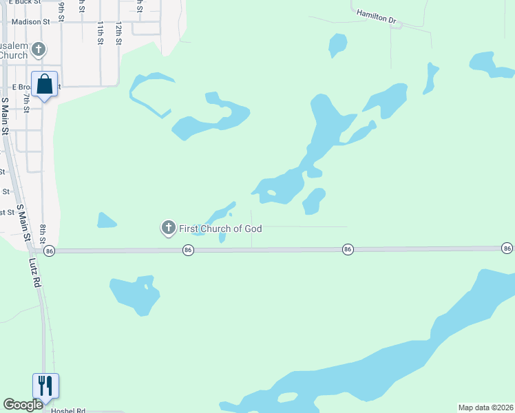 map of restaurants, bars, coffee shops, grocery stores, and more near 17700 Brad Lane in Three Rivers