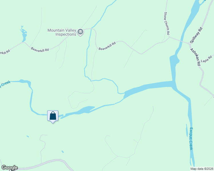 map of restaurants, bars, coffee shops, grocery stores, and more near 145 Beaverkill Road in Kingston