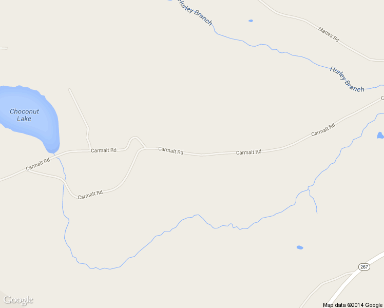 map of restaurants, bars, coffee shops, grocery stores, and more near Carmalt Road in Friendsville