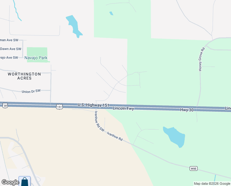 map of restaurants, bars, coffee shops, grocery stores, and more near 5021 Windmill Drive Southwest in Cedar Rapids