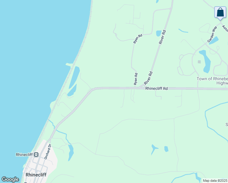 map of restaurants, bars, coffee shops, grocery stores, and more near 298 Rhinecliff Road in Rhinebeck