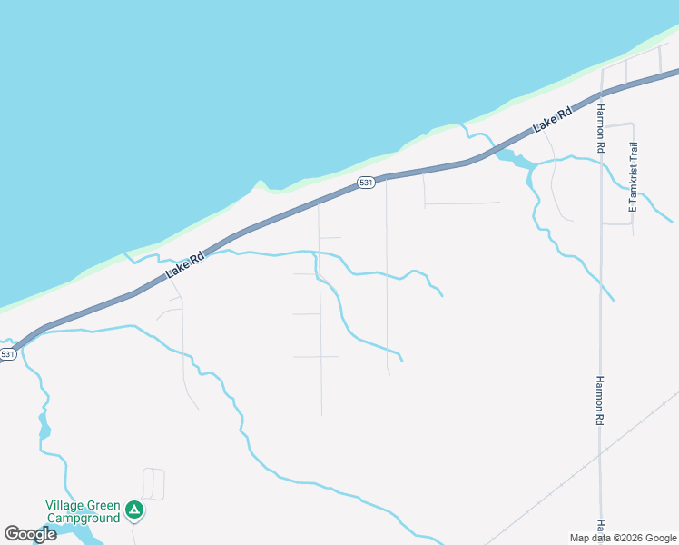 map of restaurants, bars, coffee shops, grocery stores, and more near 3007 Katie Jane Lane in Conneaut