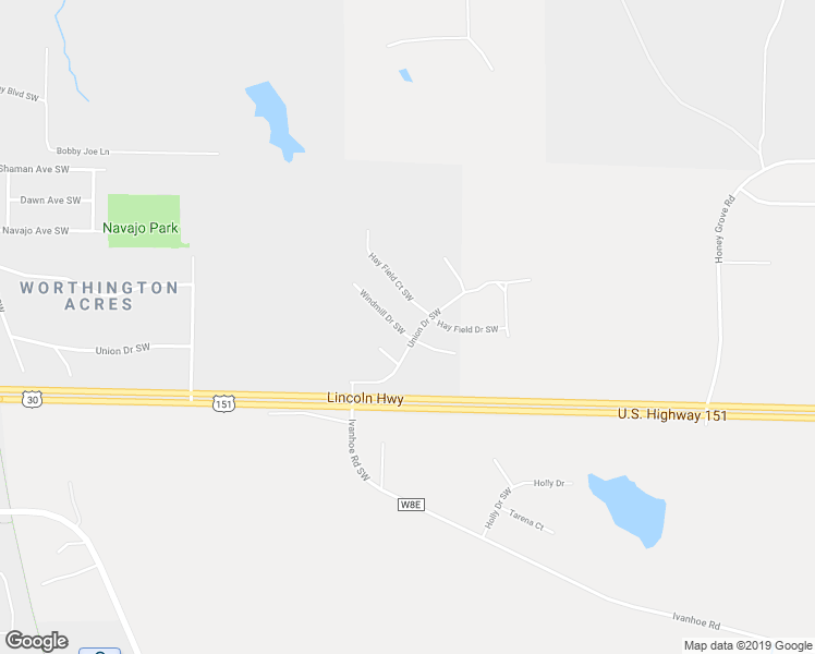 map of restaurants, bars, coffee shops, grocery stores, and more near 5021 Windmill Drive Southwest in Cedar Rapids