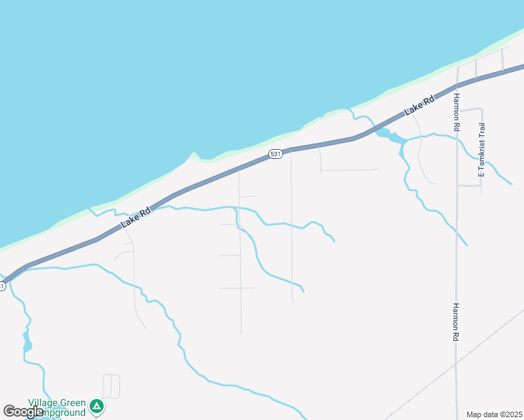 map of restaurants, bars, coffee shops, grocery stores, and more near 3007 Katie Jane Lane in Conneaut