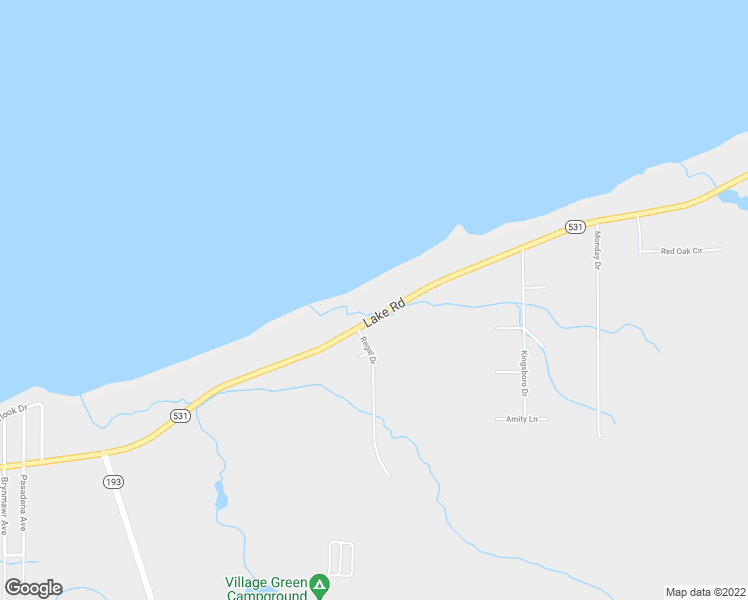 map of restaurants, bars, coffee shops, grocery stores, and more near 2829 Lake Road in Conneaut