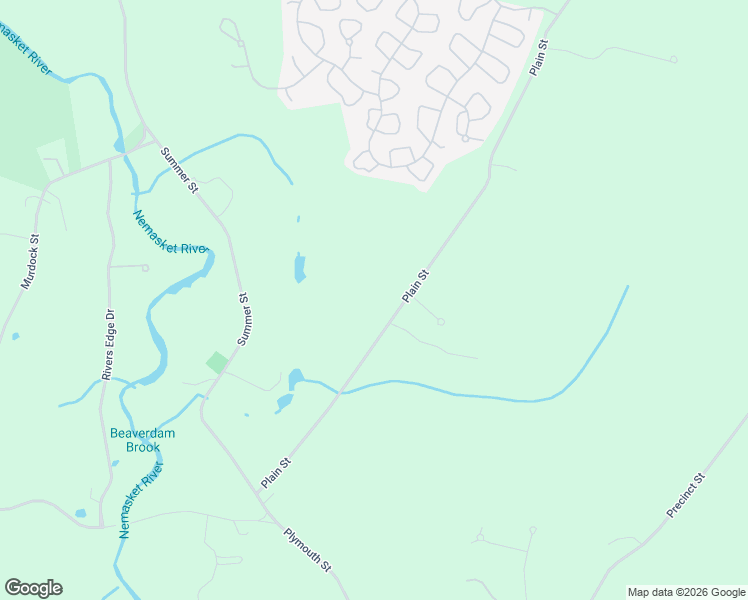 map of restaurants, bars, coffee shops, grocery stores, and more near 26 Plain Street in Middleborough