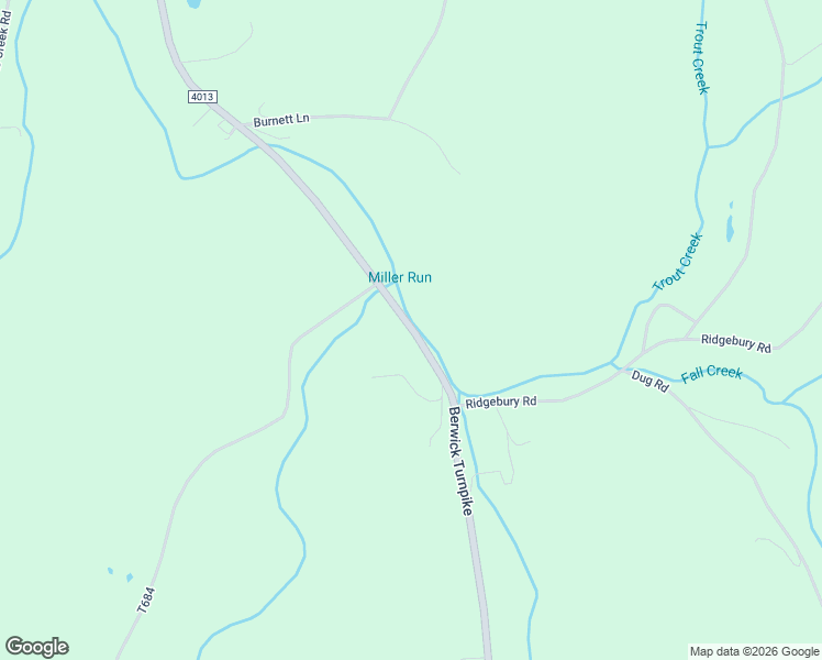 map of restaurants, bars, coffee shops, grocery stores, and more near 12099 Berwick Turnpike in Columbia Cross Roads