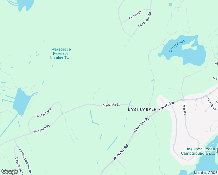map of restaurants, bars, coffee shops, grocery stores, and more near 11 Plymouth Street in Carver