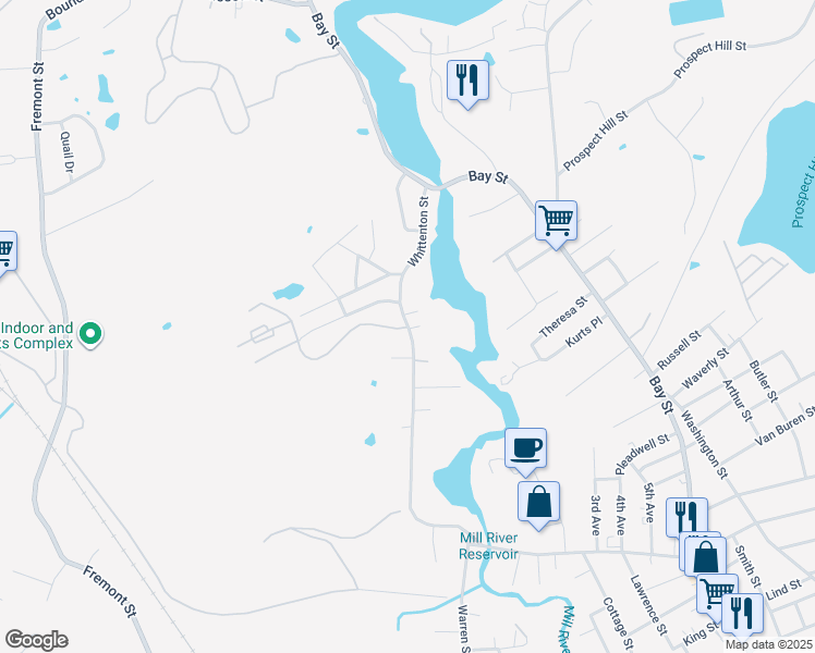 Whittenton Street & Mill River Village, Taunton MA Walk Score