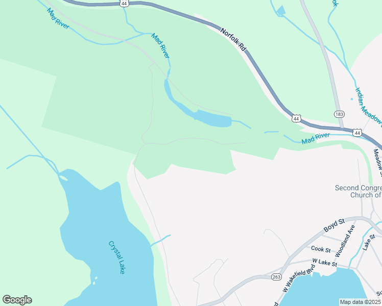 map of restaurants, bars, coffee shops, grocery stores, and more near Unnamed Road in Winsted