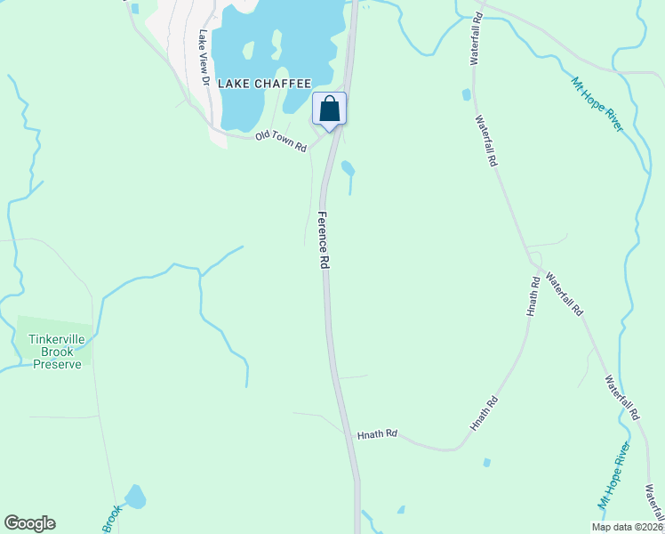 map of restaurants, bars, coffee shops, grocery stores, and more near 192 Ference Road in Ashford