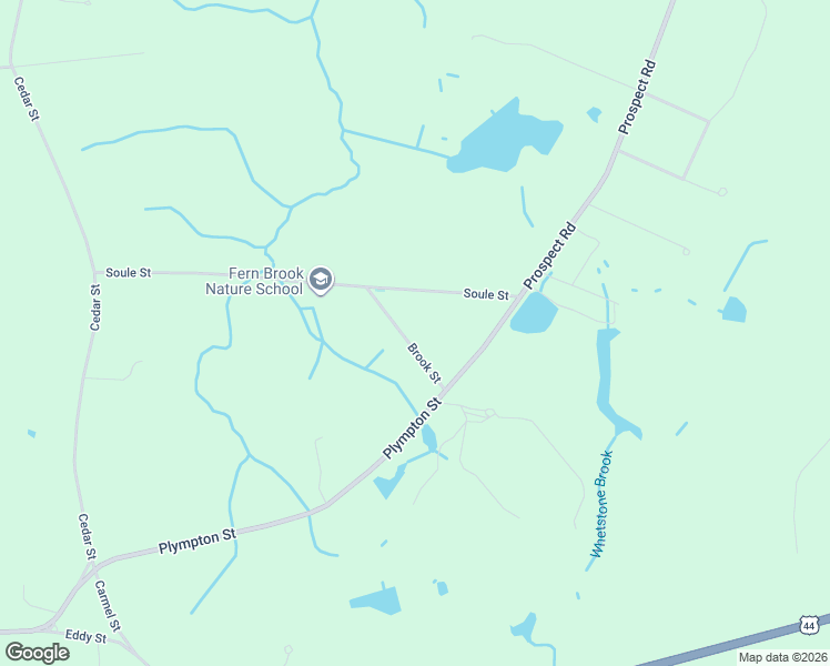 map of restaurants, bars, coffee shops, grocery stores, and more near 7 Brook Street in Middleborough