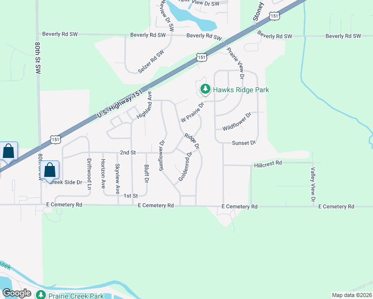 map of restaurants, bars, coffee shops, grocery stores, and more near 209 Bluestar Drive in Fairfax