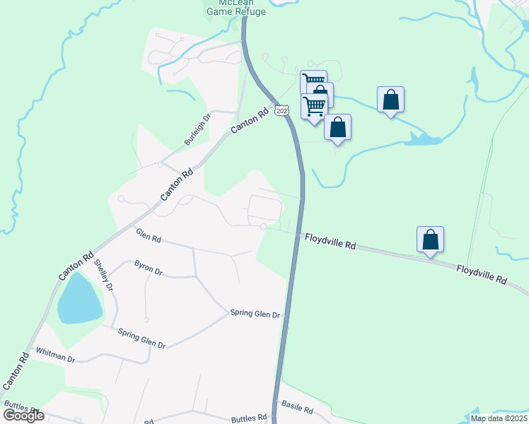 map of restaurants, bars, coffee shops, grocery stores, and more near 89R Salmon Brook Street in Granby