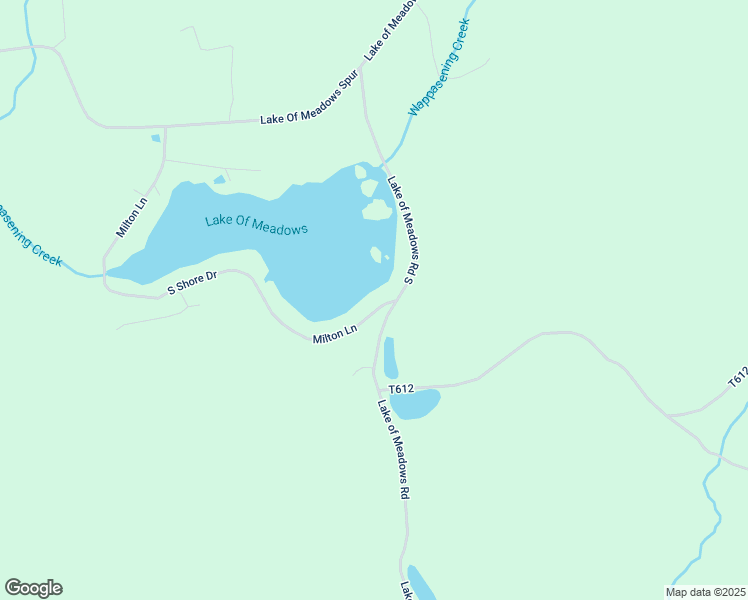map of restaurants, bars, coffee shops, grocery stores, and more near 5 Milton Lane in Little Meadows