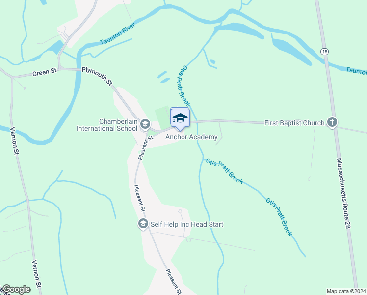 map of restaurants, bars, coffee shops, grocery stores, and more near 49 Plymouth Street in Middleborough