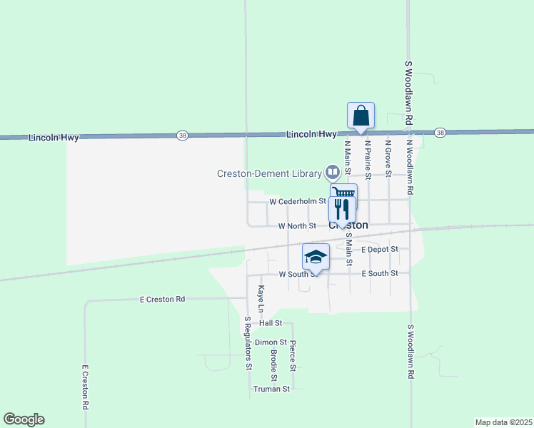 North Ridge Street, Creston IL Walk Score