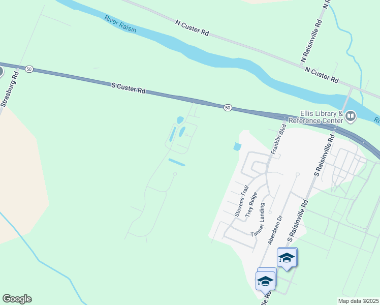 map of restaurants, bars, coffee shops, grocery stores, and more near 861 Plum Village Circle in Monroe