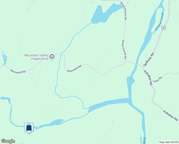 map of restaurants, bars, coffee shops, grocery stores, and more near 149 Beaverkill Road in Kingston