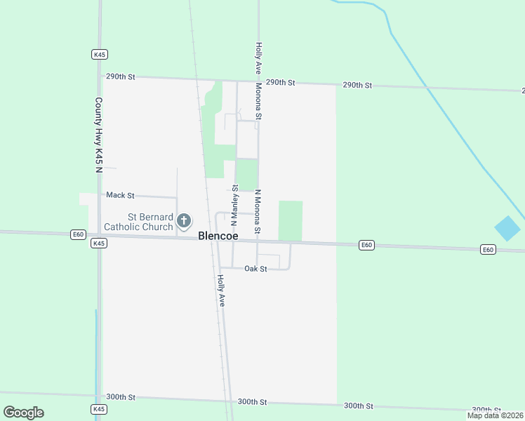 map of restaurants, bars, coffee shops, grocery stores, and more near 200 North Monona Street in Blencoe
