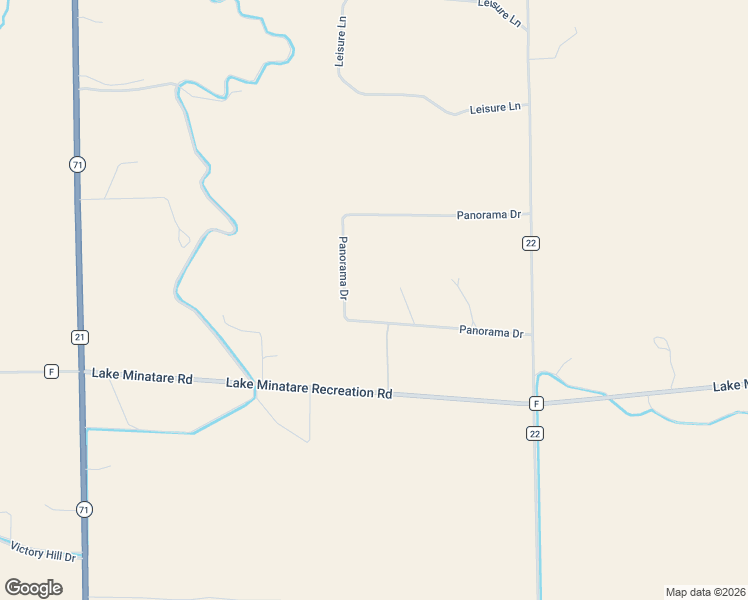 map of restaurants, bars, coffee shops, grocery stores, and more near 50234 Panorama Drive in Scottsbluff