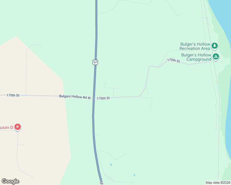 map of restaurants, bars, coffee shops, grocery stores, and more near 4624 170th Street in Clinton