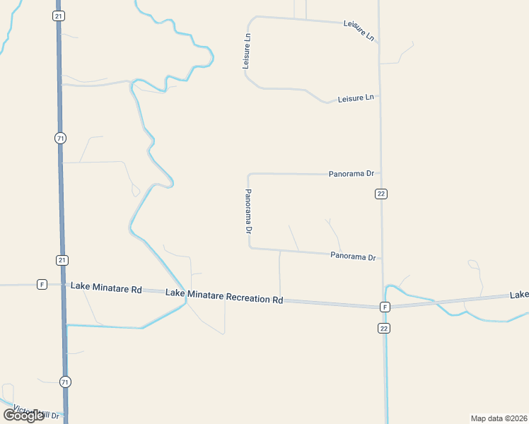 map of restaurants, bars, coffee shops, grocery stores, and more near 50234 Panorama Drive in Scottsbluff
