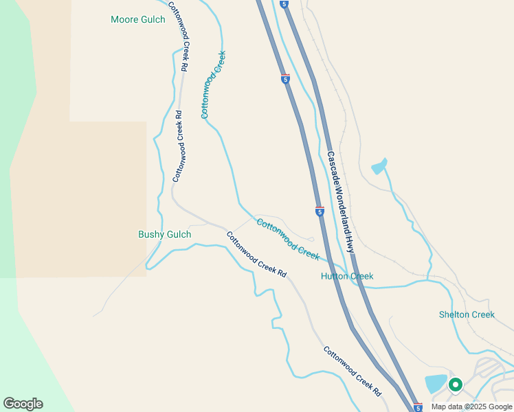 map of restaurants, bars, coffee shops, grocery stores, and more near 405 Old Cottonwood Creek Road in Hornbrook