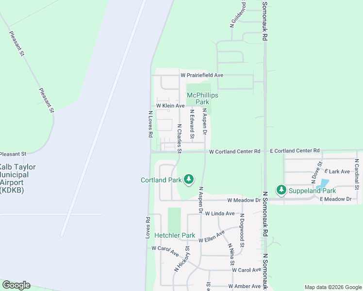 map of restaurants, bars, coffee shops, grocery stores, and more near 360 North Charles Street in Cortland