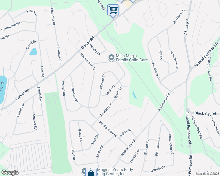 map of restaurants, bars, coffee shops, grocery stores, and more near 21 Filmore Street in Plymouth