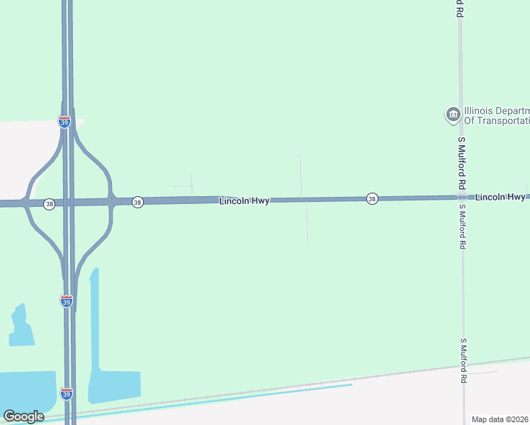 map of restaurants, bars, coffee shops, grocery stores, and more near 17321 Lincoln Highway in Rochelle