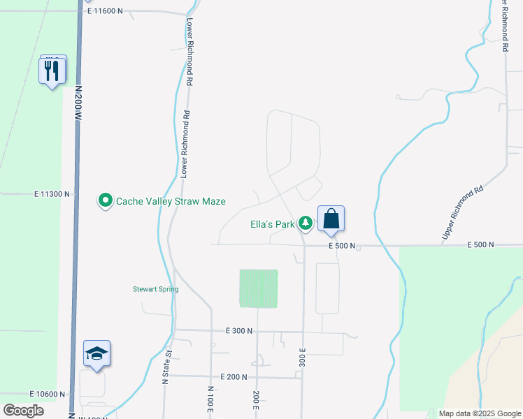 map of restaurants, bars, coffee shops, grocery stores, and more near 592 Cherry Creek Parkway in Richmond