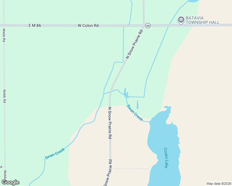 map of restaurants, bars, coffee shops, grocery stores, and more near 350 North Snow Prairie Road in Coldwater